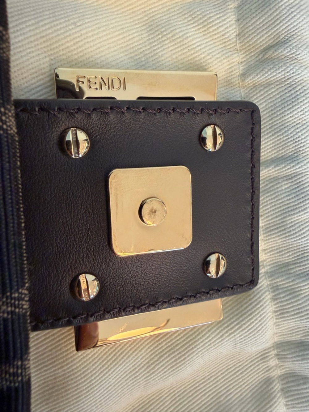 Fendi Baguette Classic Brown FF Zucca Print - Picture 6 of 8